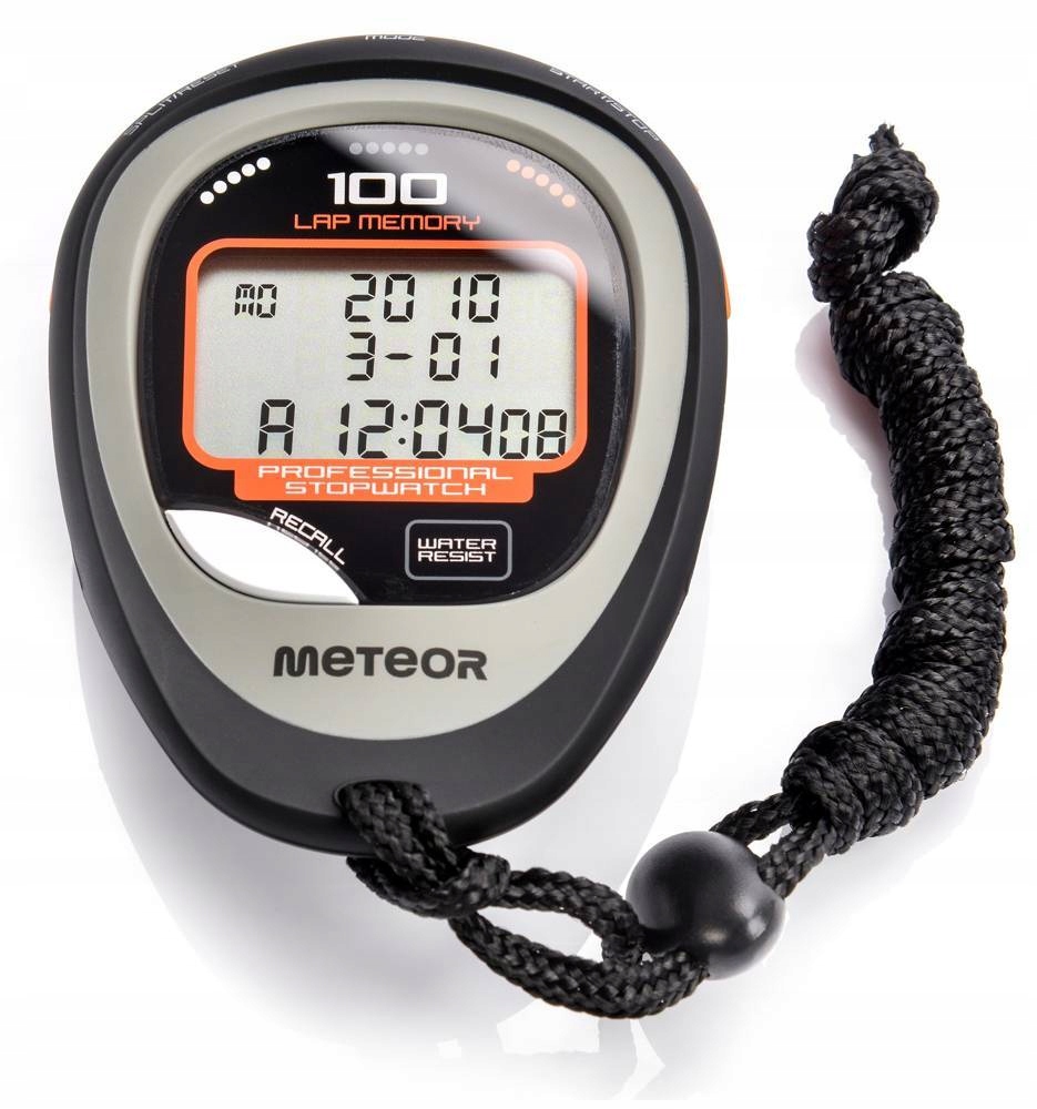 Elektronické sportovní stopky 100 mezičasů