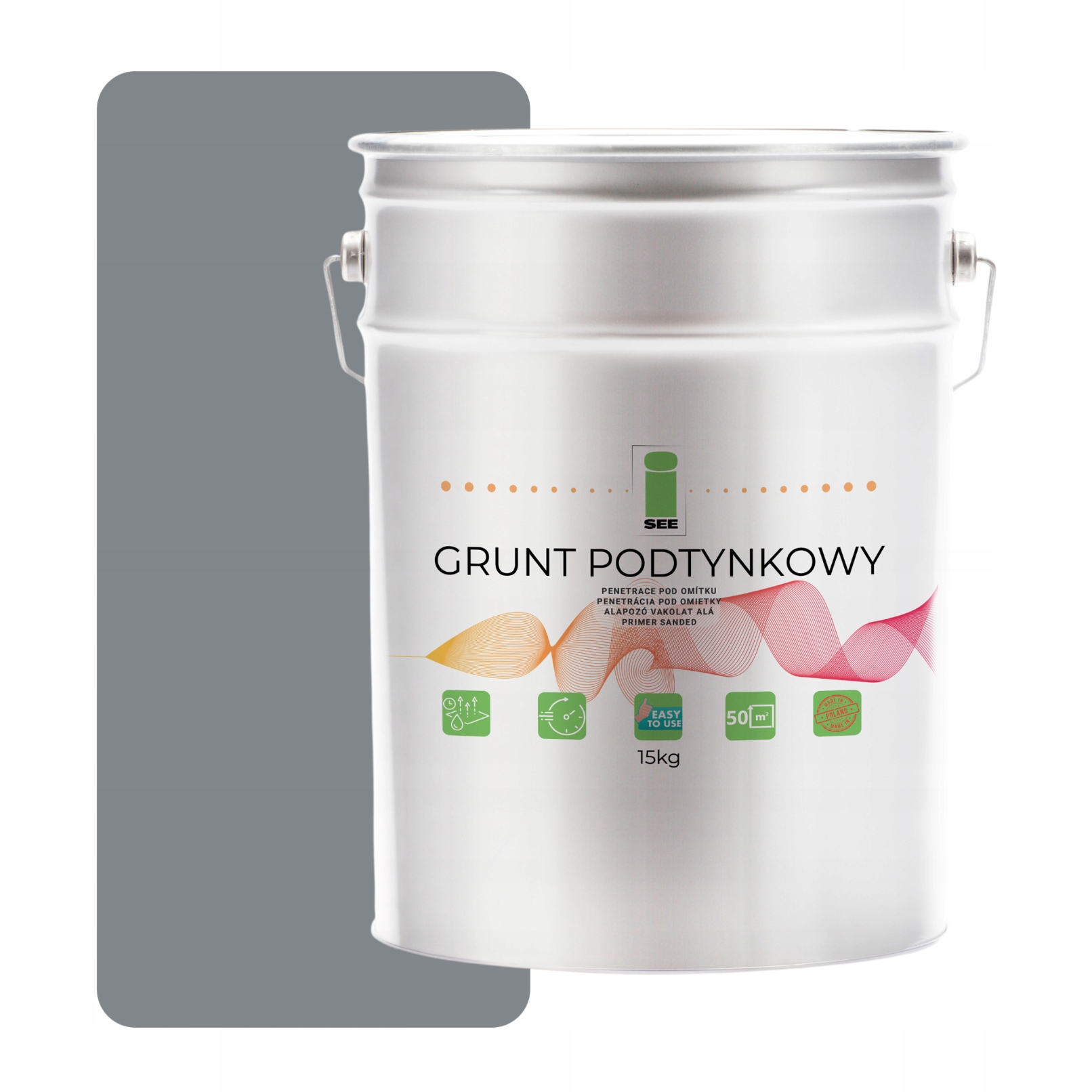 Podklad Pod Fasádní Silikonovou Omítku Šedý 15 Kg