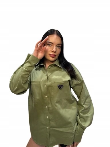 La Milla Košile S Trojúhelníkovým Logem, Zelená, Univerzální