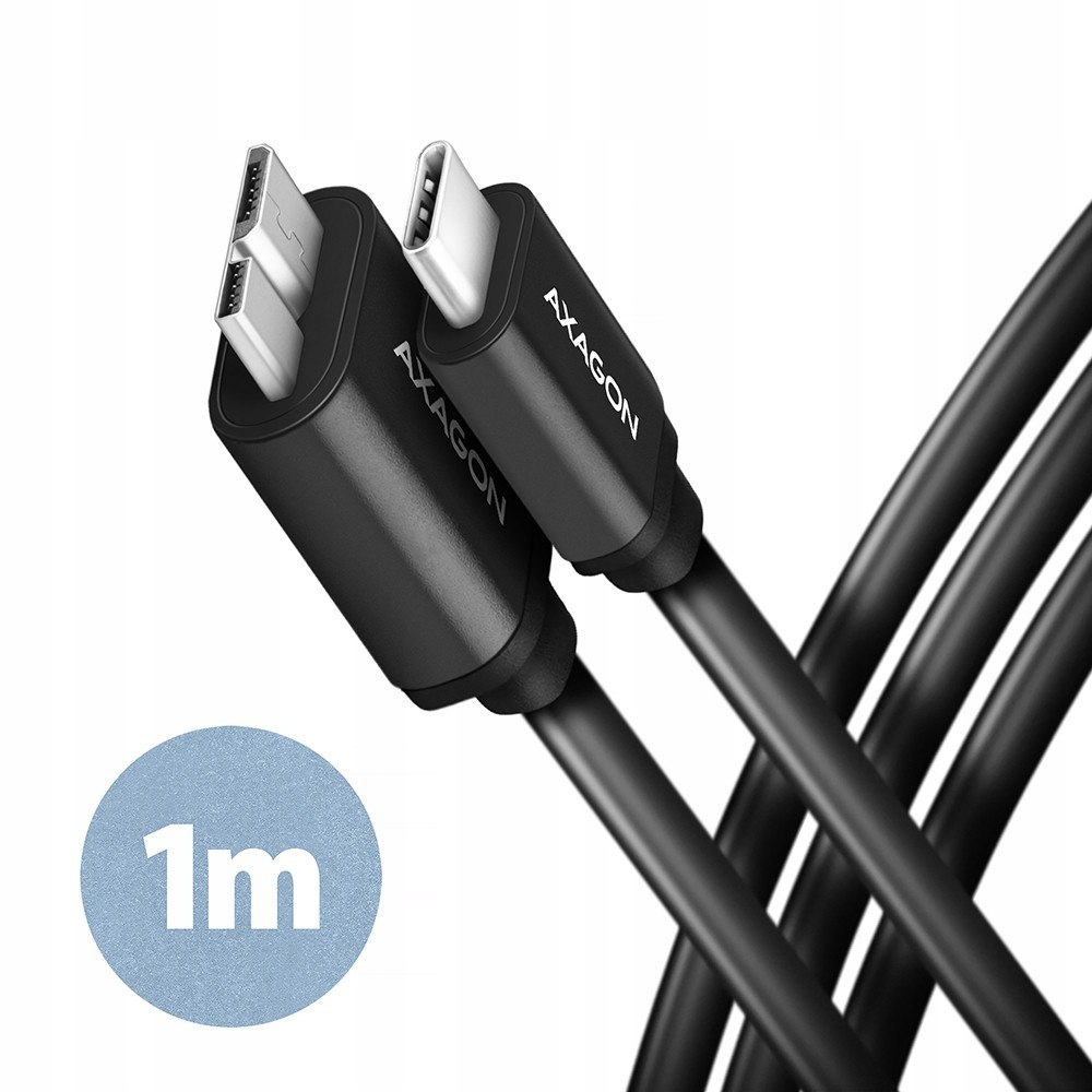 Axagon BUMM3-CM10AB Kabel Micro-B Usb, Usb-c 3.2 G