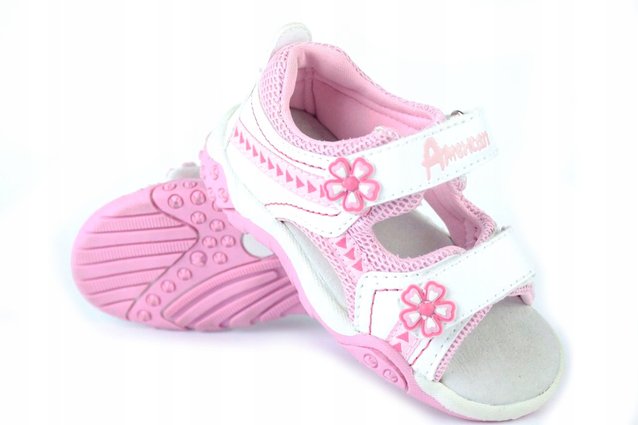 

American Y10714 Sandały Dziecko Lato Rzep r25