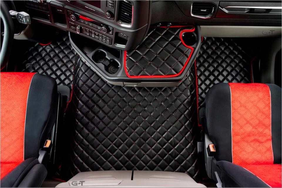 DYWANIKI PIKOWANE SCANIA R PO 2017 FOTEL NIEAMORTY