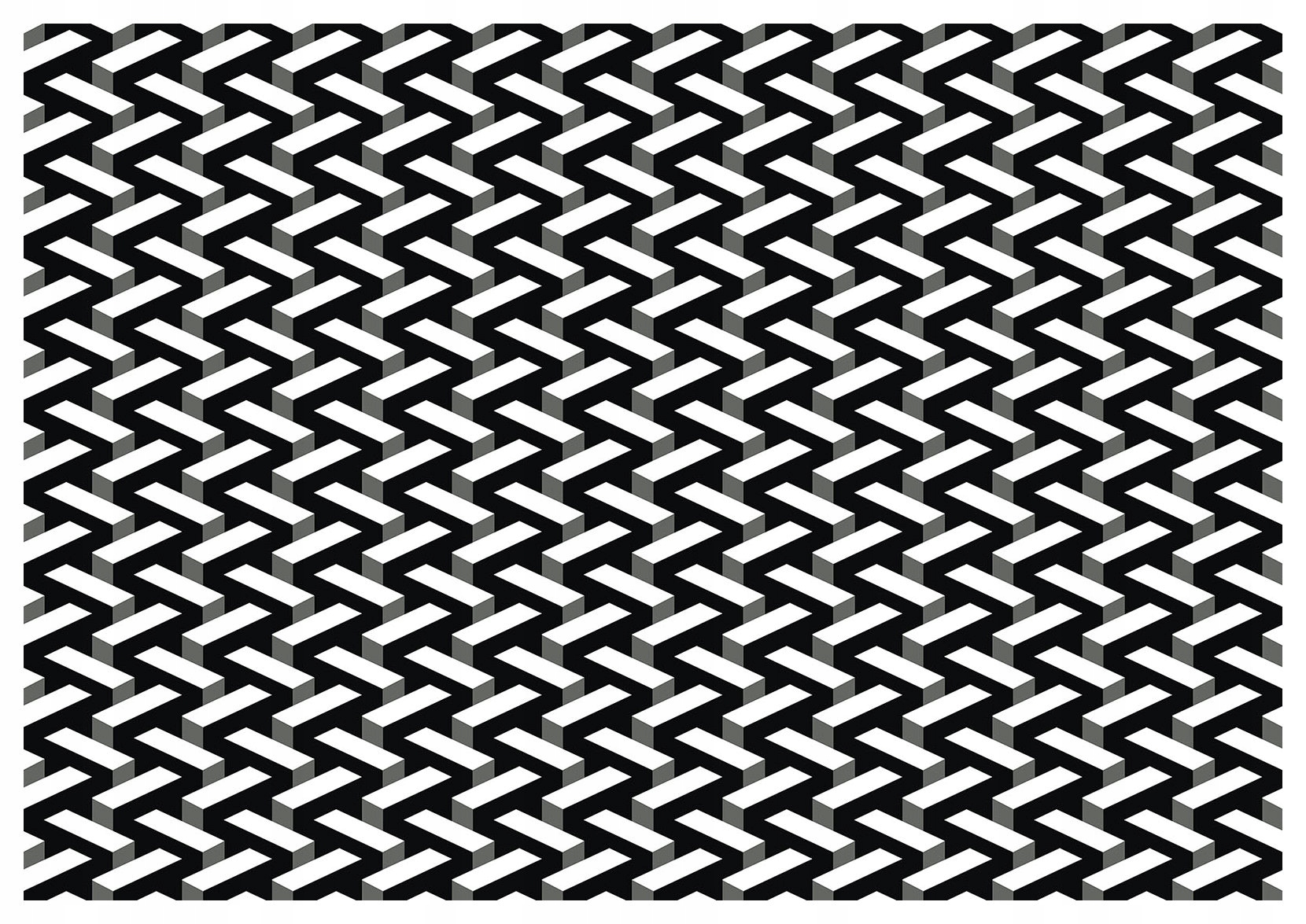 Fototapeta Geometrie Abstrakce Č-b Vzor Perspektiva 416x254 lepidlo