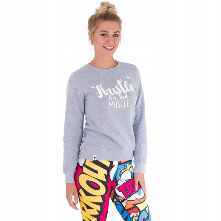 Trec Wear Bluza Sportowa Bez Kaptura Trec Fit Sport Dresowa 08 Szara S