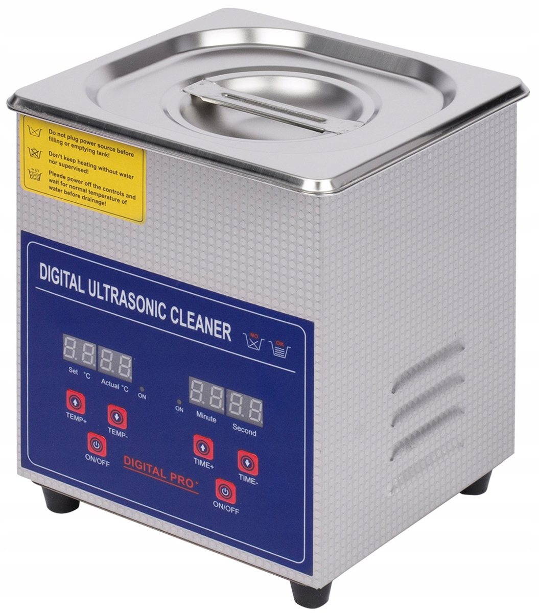 Cyfrowa Myjka Wanna Ultradźwiękowa Ze Stali Nierdzewnej 2L 160W Kosz