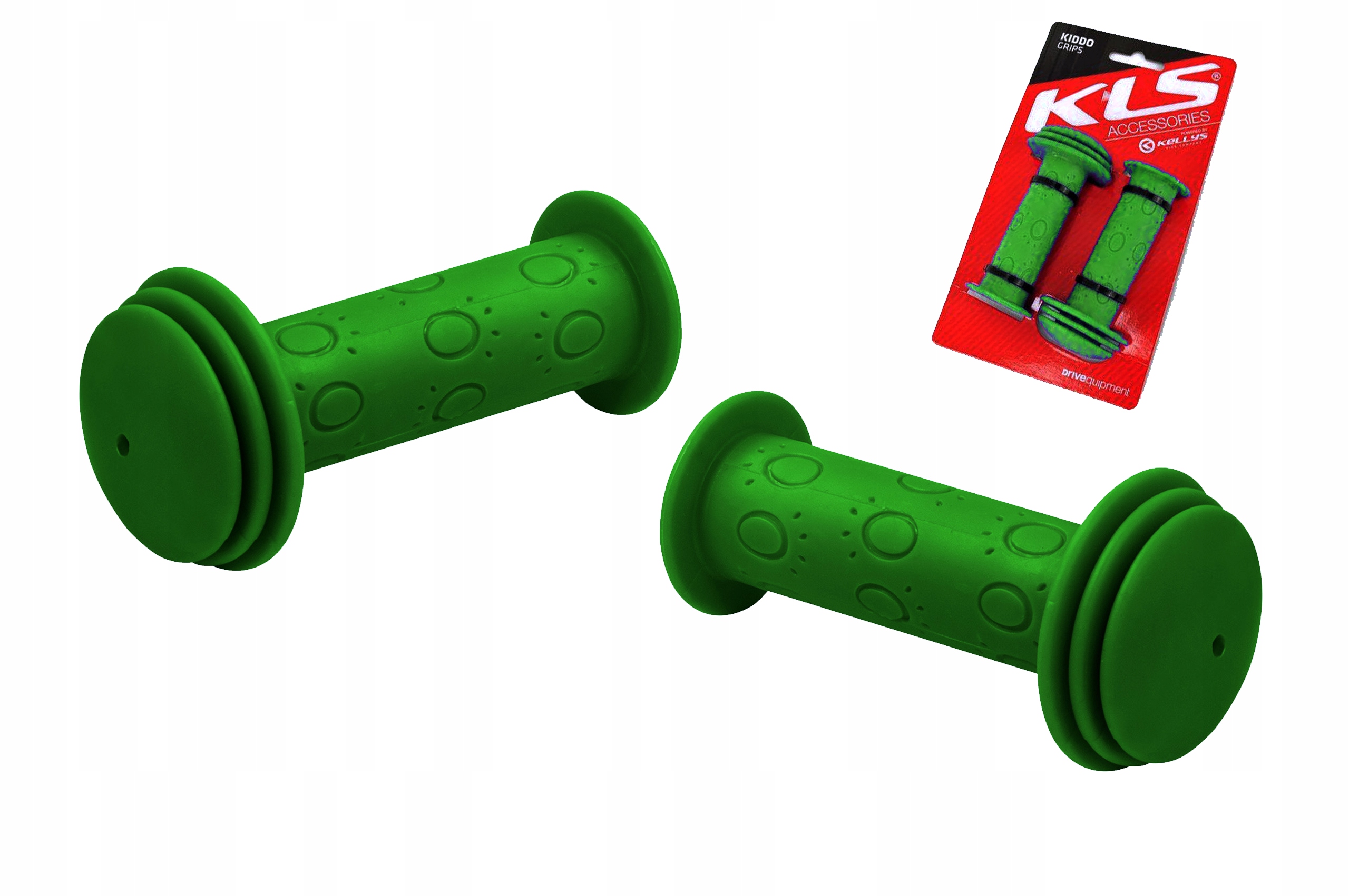 CHWYTY RĄCZKI DO ROWERA DZIECIĘCE KLS KIDDO GREEN