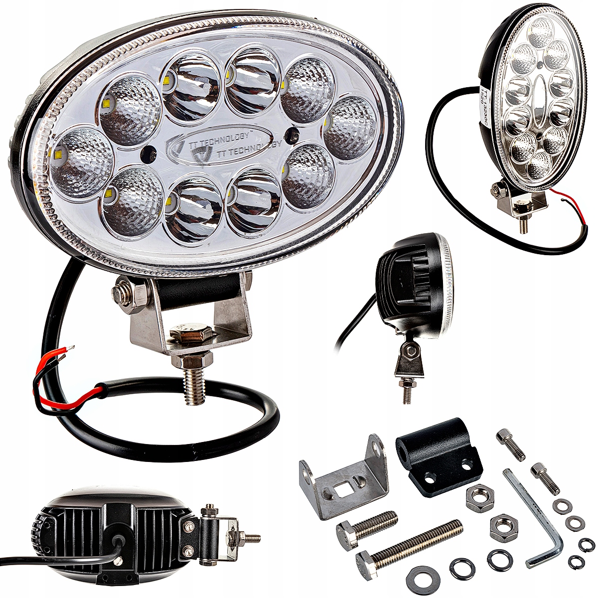 Lampa robocza LED z uchwytem bocznym 2szt Case Producent części KT Trade