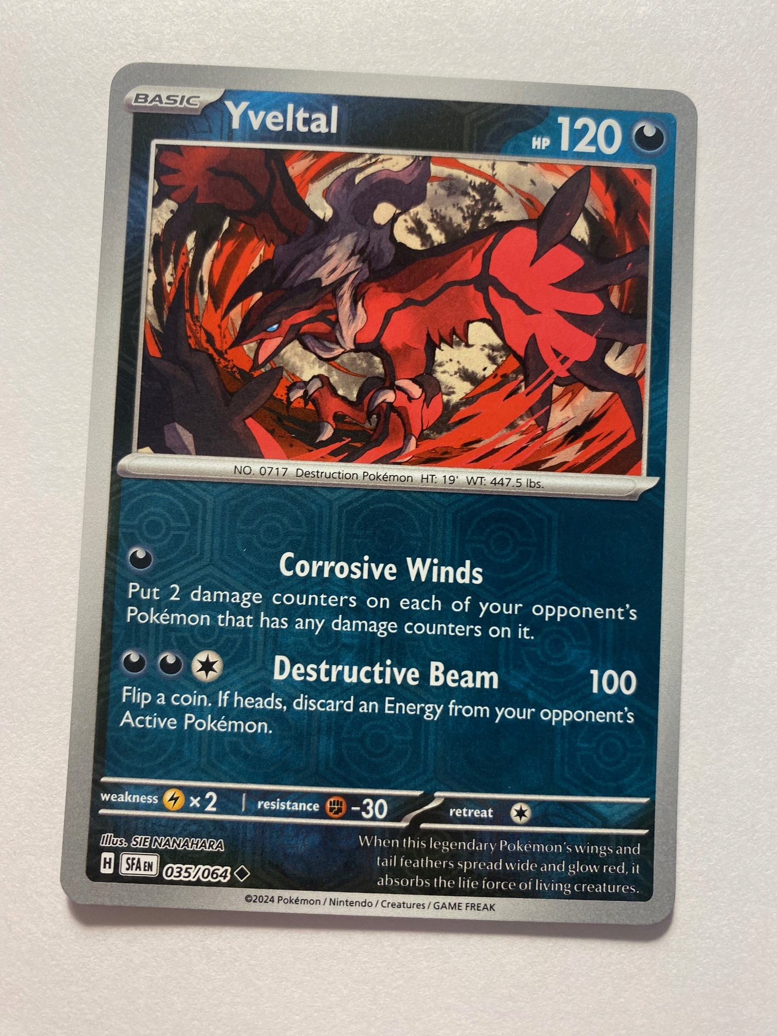 Shrouded Fable Reverse 035/064 Yveltal
