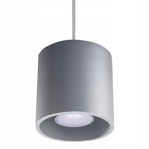 Závěsná lampa Orbis 1 šedá Sollux