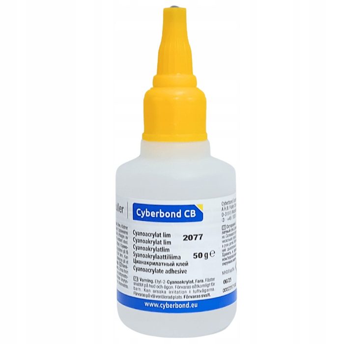 CYBERBOND CB 2077 50g - klej cyjanoakrylowy do gumy i EPDM, wysoka