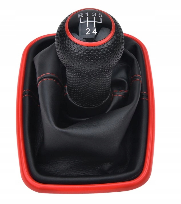 GAŁKA ZMIANY BIEGÓW Z MIESZKIEM GOLF IV 4 KOMPLET czerwona nić 12mm