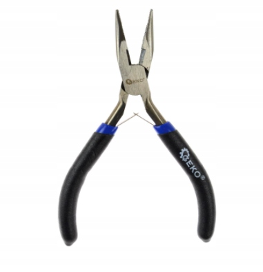 Szczypce precyzyjne płaskie 115mm