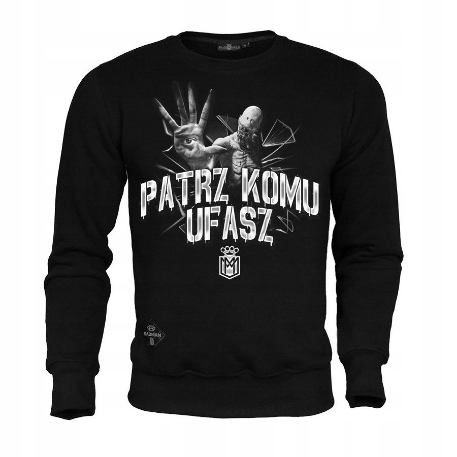 Bluza uliczna streetwear PATRZ KOMU UFASZ ACAB M Marka inna