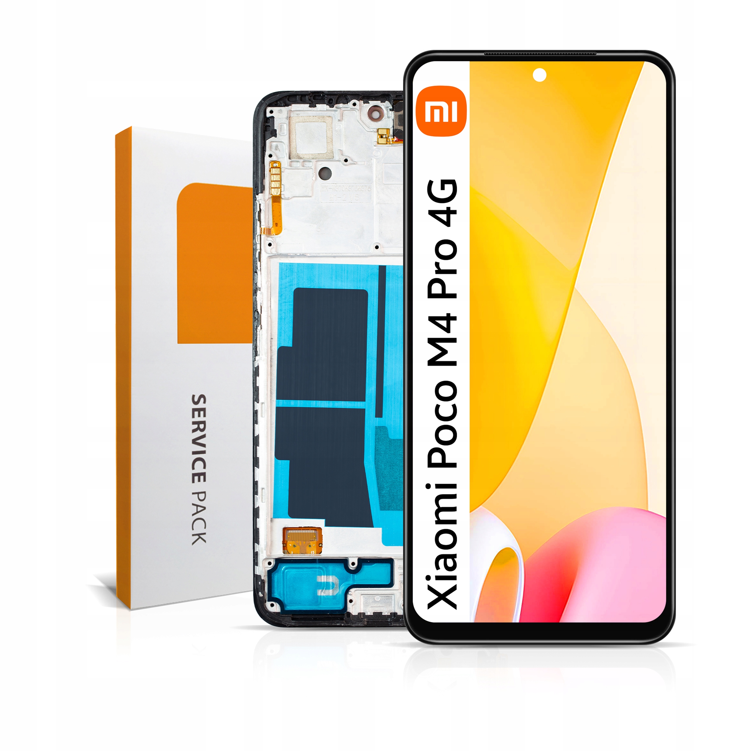 MZB0B5VIN 2201117PI LCD pro Poco M4 Pro 4G Rámeček Matrix Originál Zila