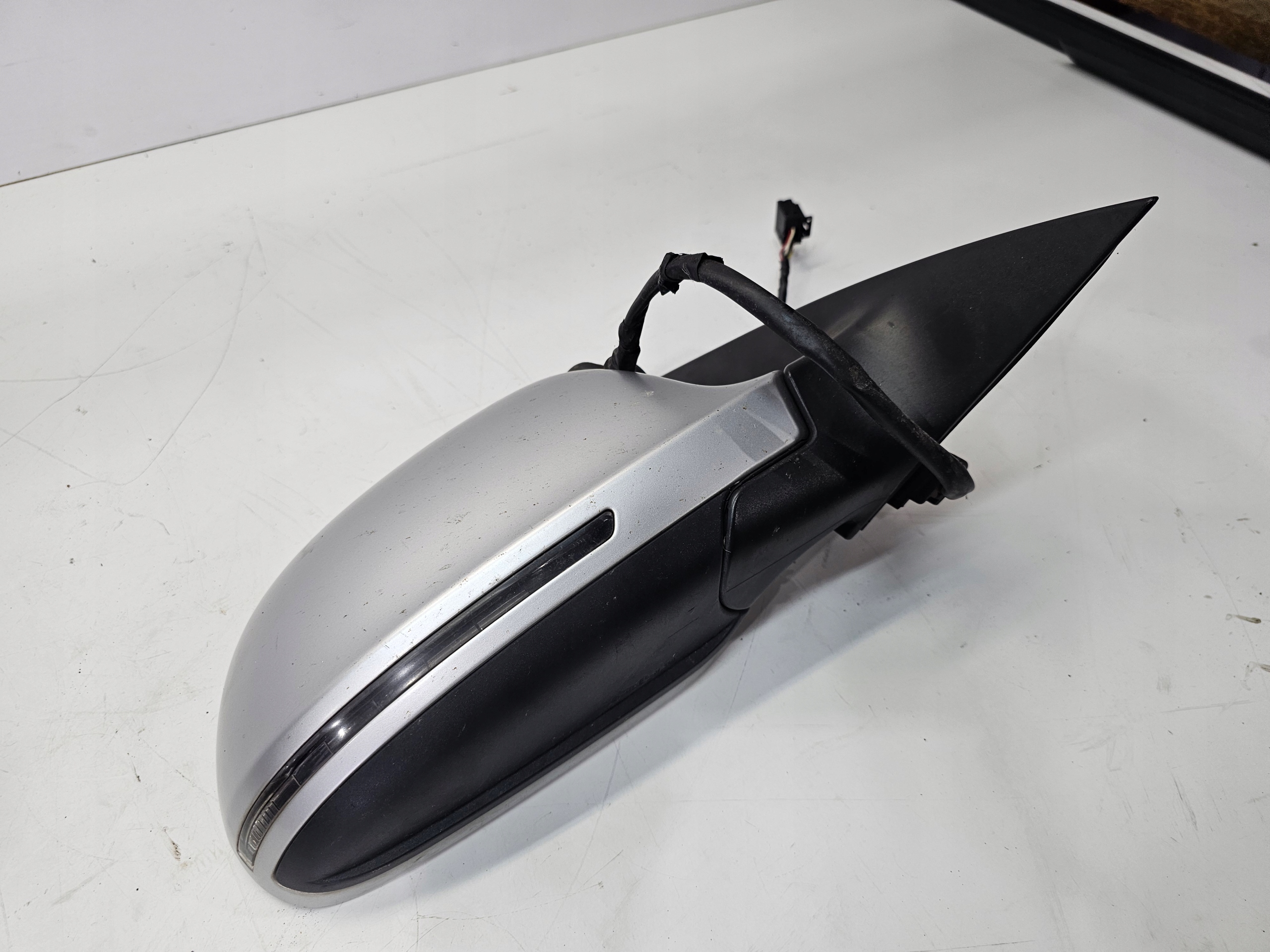 mirror right front AUDI A6 C6 LIFT LX7W 7-PIN EUROPA