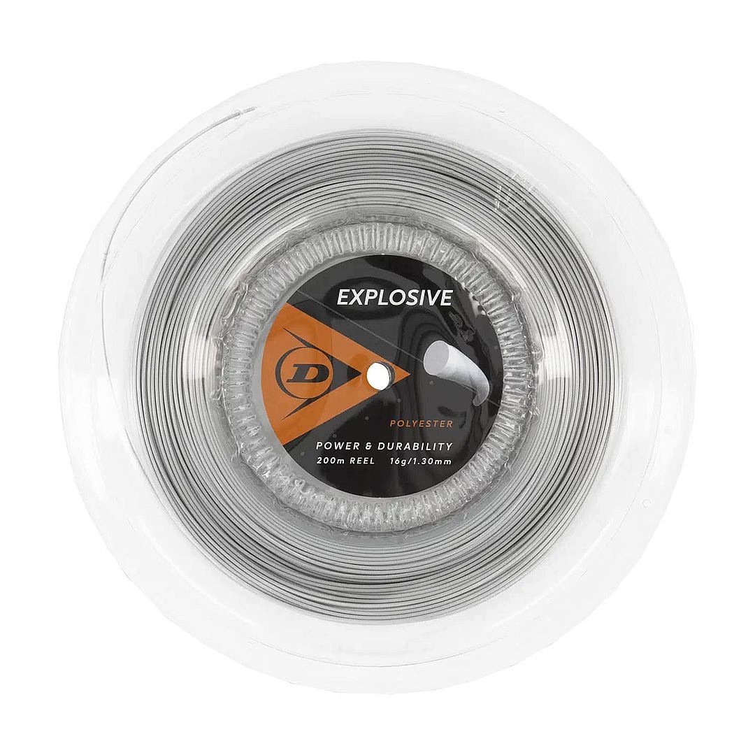 Tenisový výplet Dunlop Explosive Silver 1,30 mm 200 m