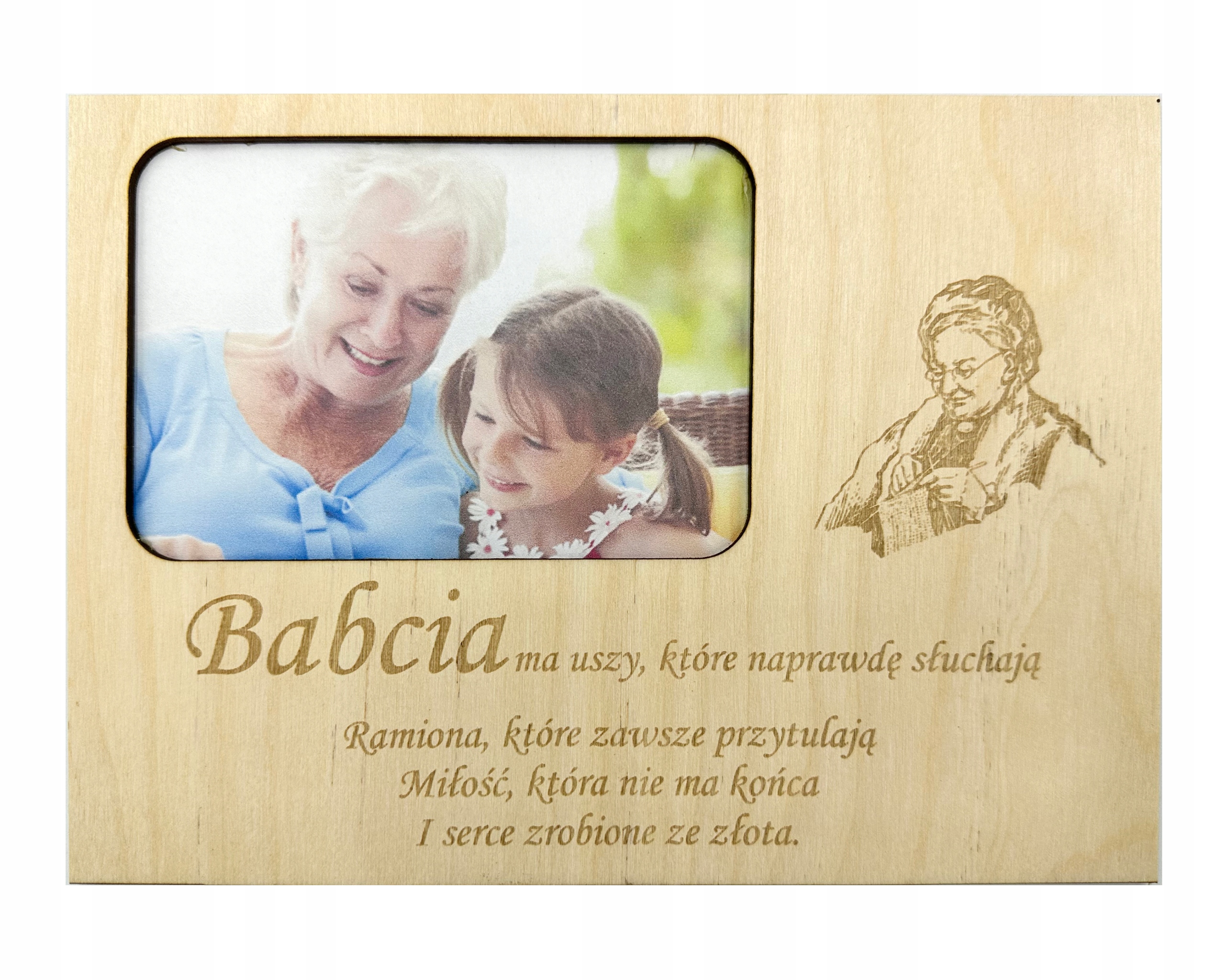 

Ramka na Zdjęcie Dzień Babci 9 x 13 cm