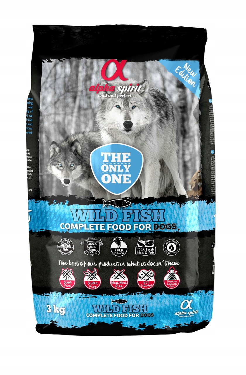 Krmivo pro psy Alpha Spirit Wild Fish 3 kg