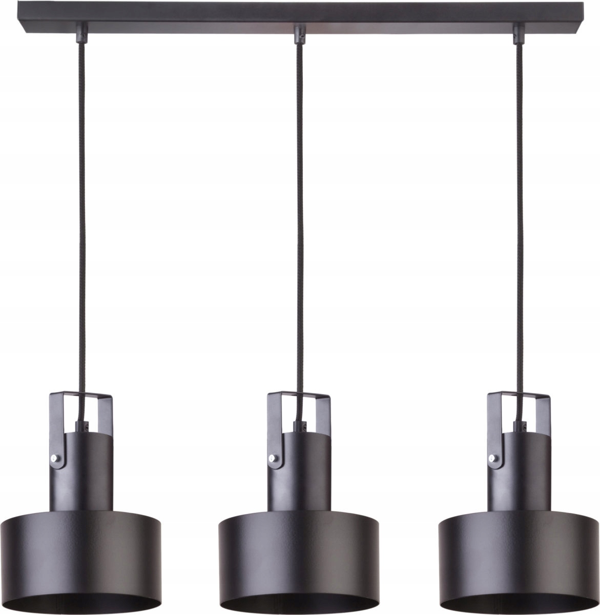 Moderní závěsná lampa Rif Plus černá 3xE27 do obývacího pokoje Sigma Lighting