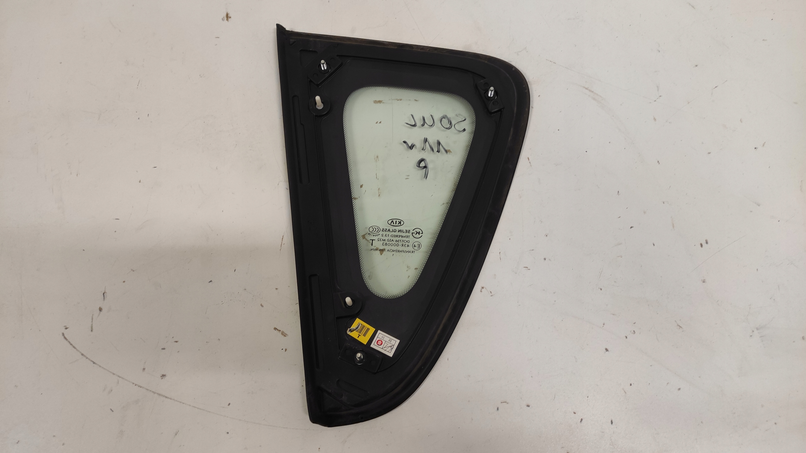 KIA SOUL window bodywork right rear part 11 ROK