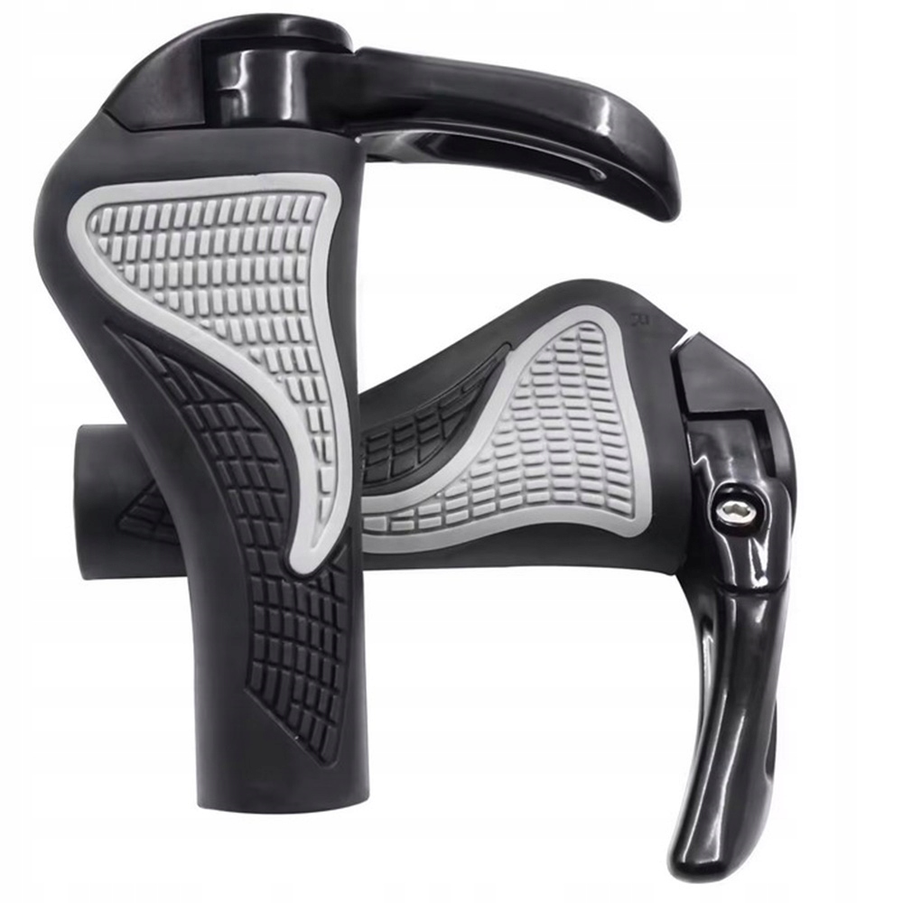 SKRĘCANE CHWYTY KIEROWNICY GRIPY ROWEROWE CZARNE ANTYPOŚLIZGOWE RĄCZKI ROGI Marka Inna marka