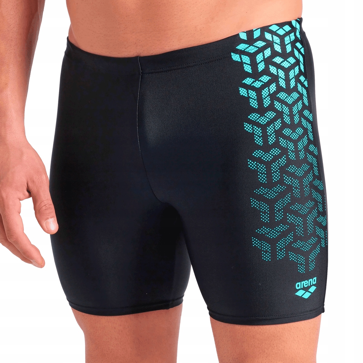 Spodenki do pływania Arena Mid-Jammer Kikko Black Water S (UK32)