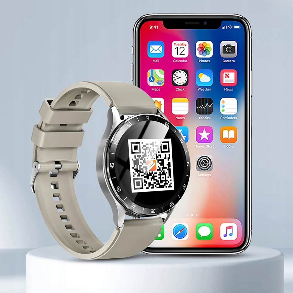 ZEGAREK SMARTWATCH MĘSKI 2 w 1 SŁUCHAWKA BLUETOOTH SPORTOWY WODOODPORNY Marka Inna