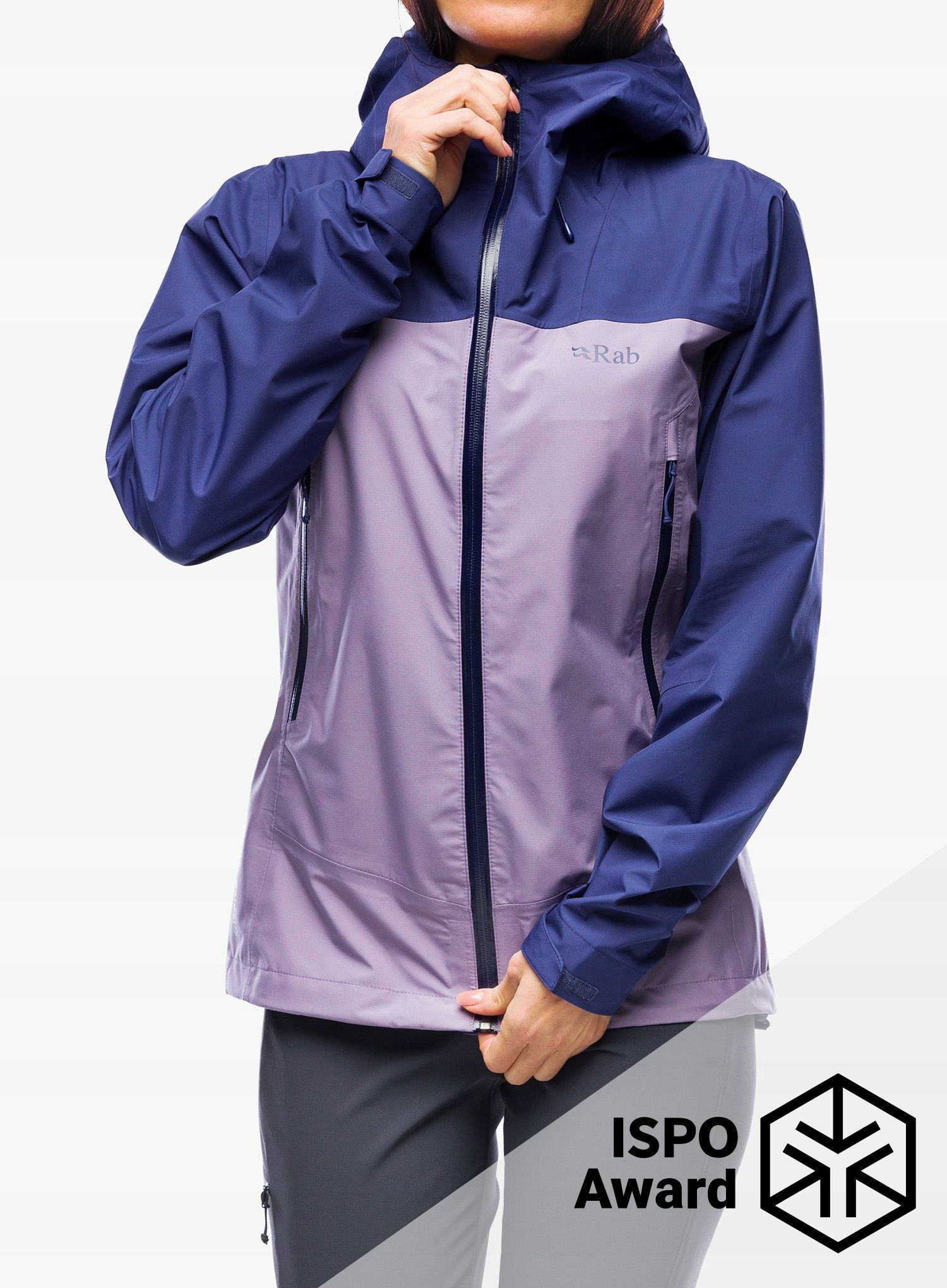 Kurtka z membraną w góry damska Rab Arc Eco Jacket patriot blue/purple Xs