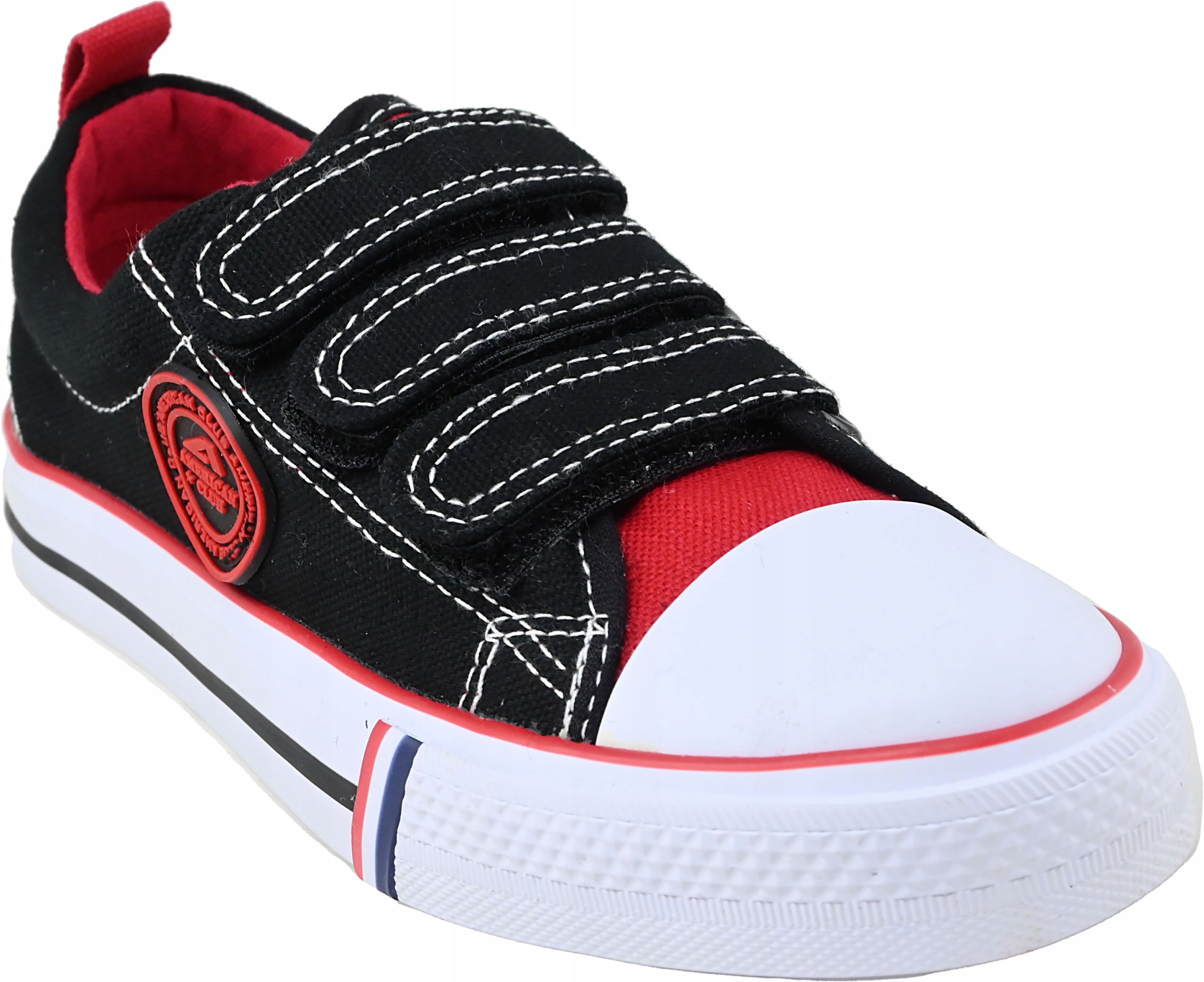 

Trampki Tenis American Club Lh 61 Czarny Rzepy r35