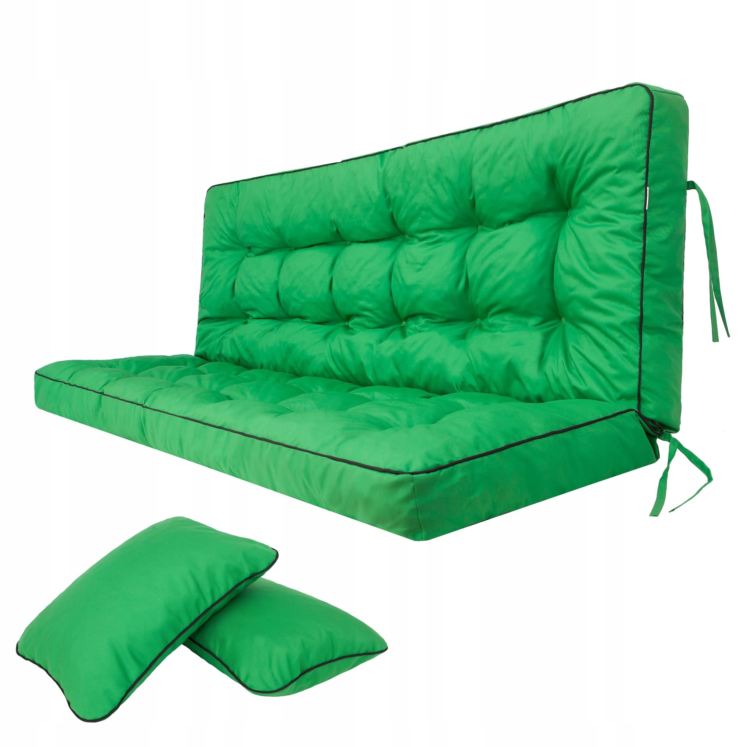 Vankúš na hojdačku na záhradnú lavičku 180 cm, hrubý, vodotesný 2 kusy