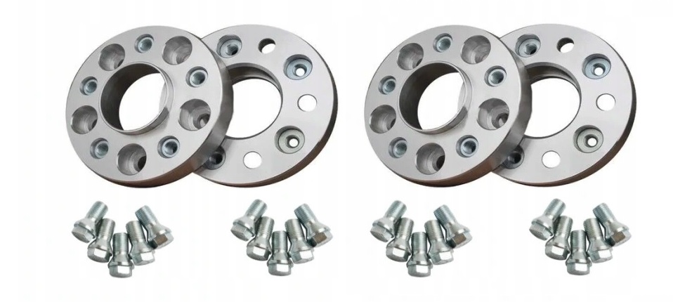 Skrutkovacie Podložky 5x112 57,1 14x1,5 25MM Audi Volkswagen Seat Škoda 4ks