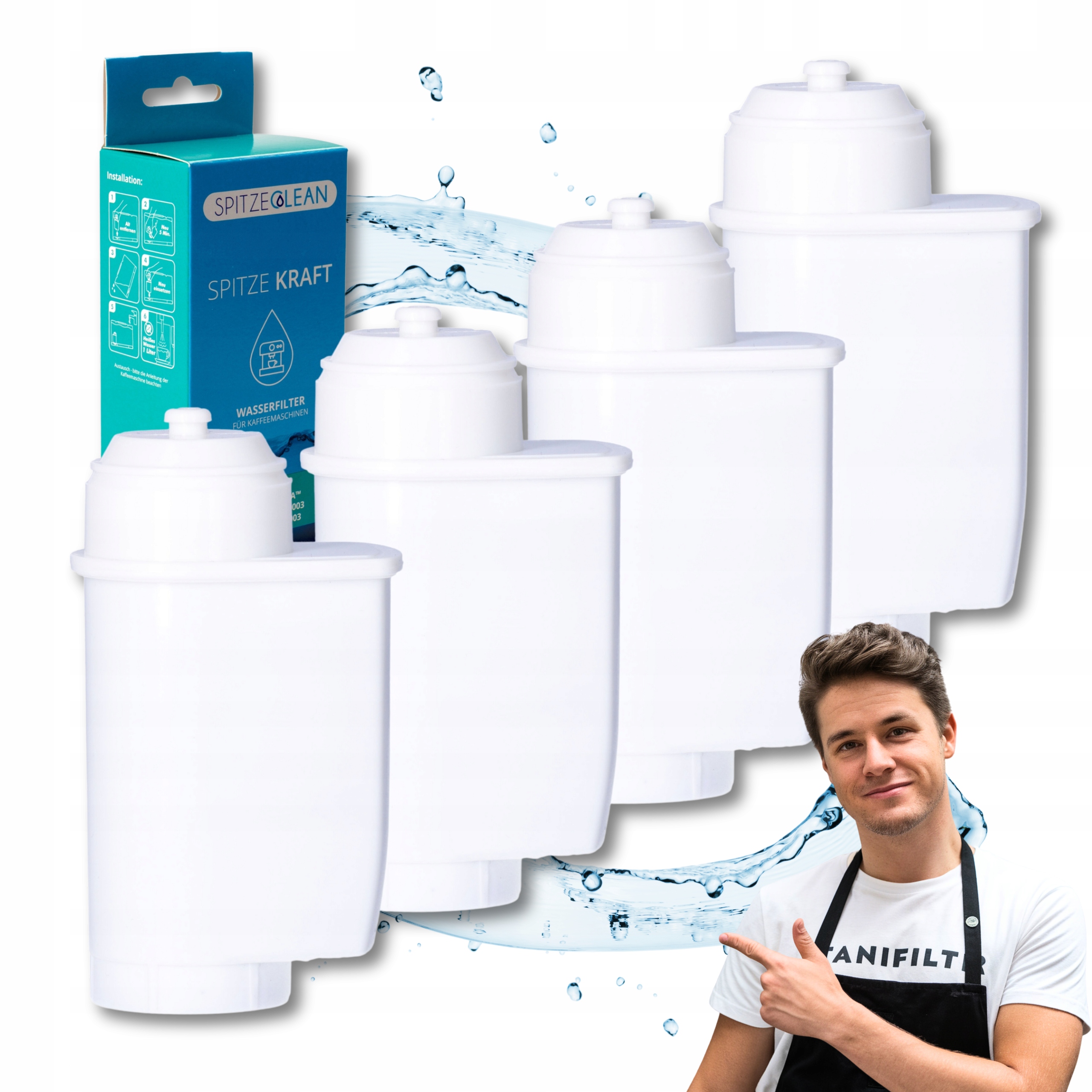 Zamiennik Filtra Wody do Ekspresów Siemens z serii Eq 4 Szt