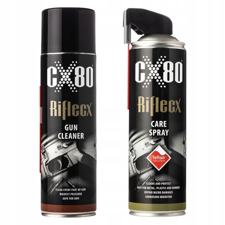Konserwacja Broni Zestaw RiflecX Gun Cleaner 500 ml Care Spray 500 ml