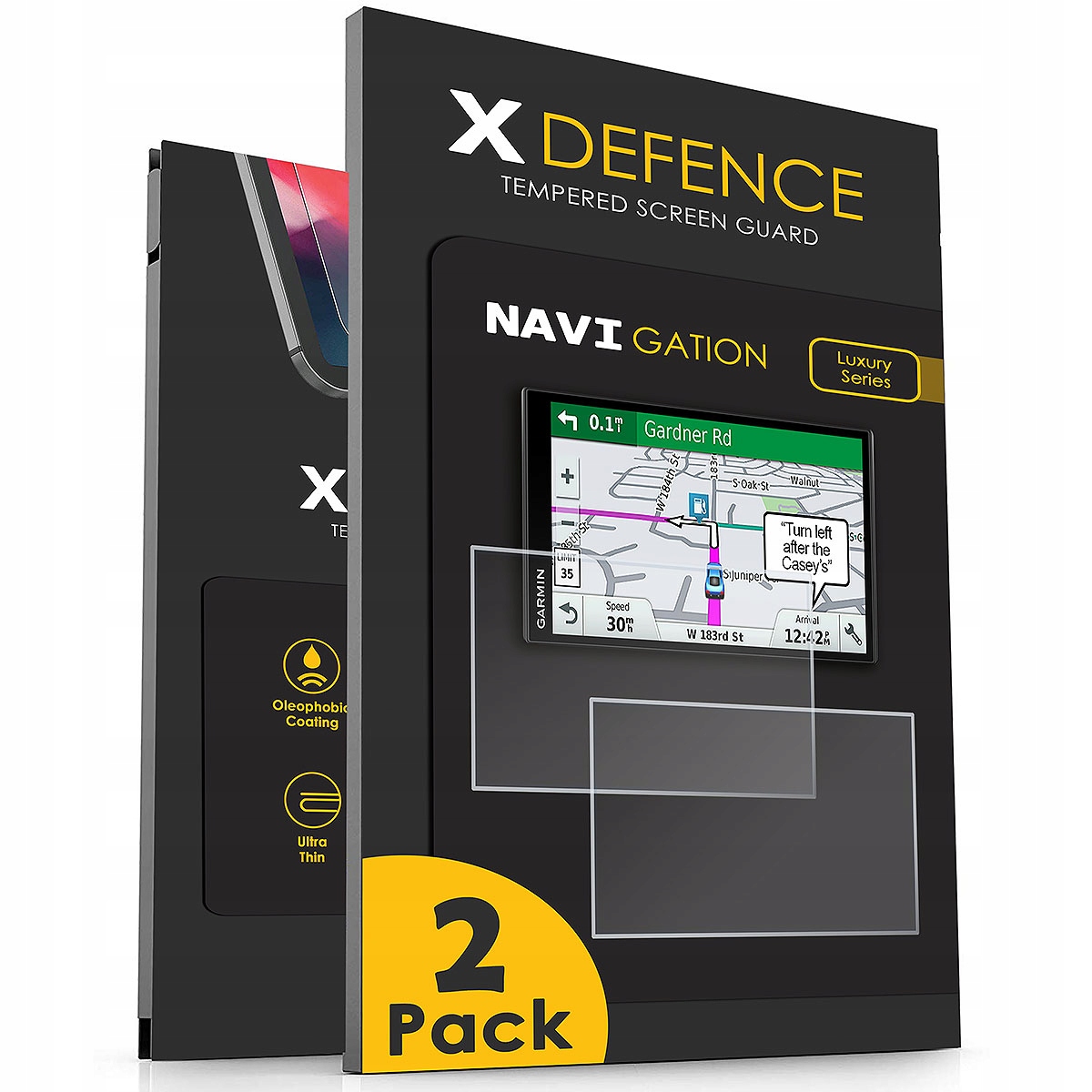 

2SZT Najlepsze Szkło Do Garmin Drivesmart 65