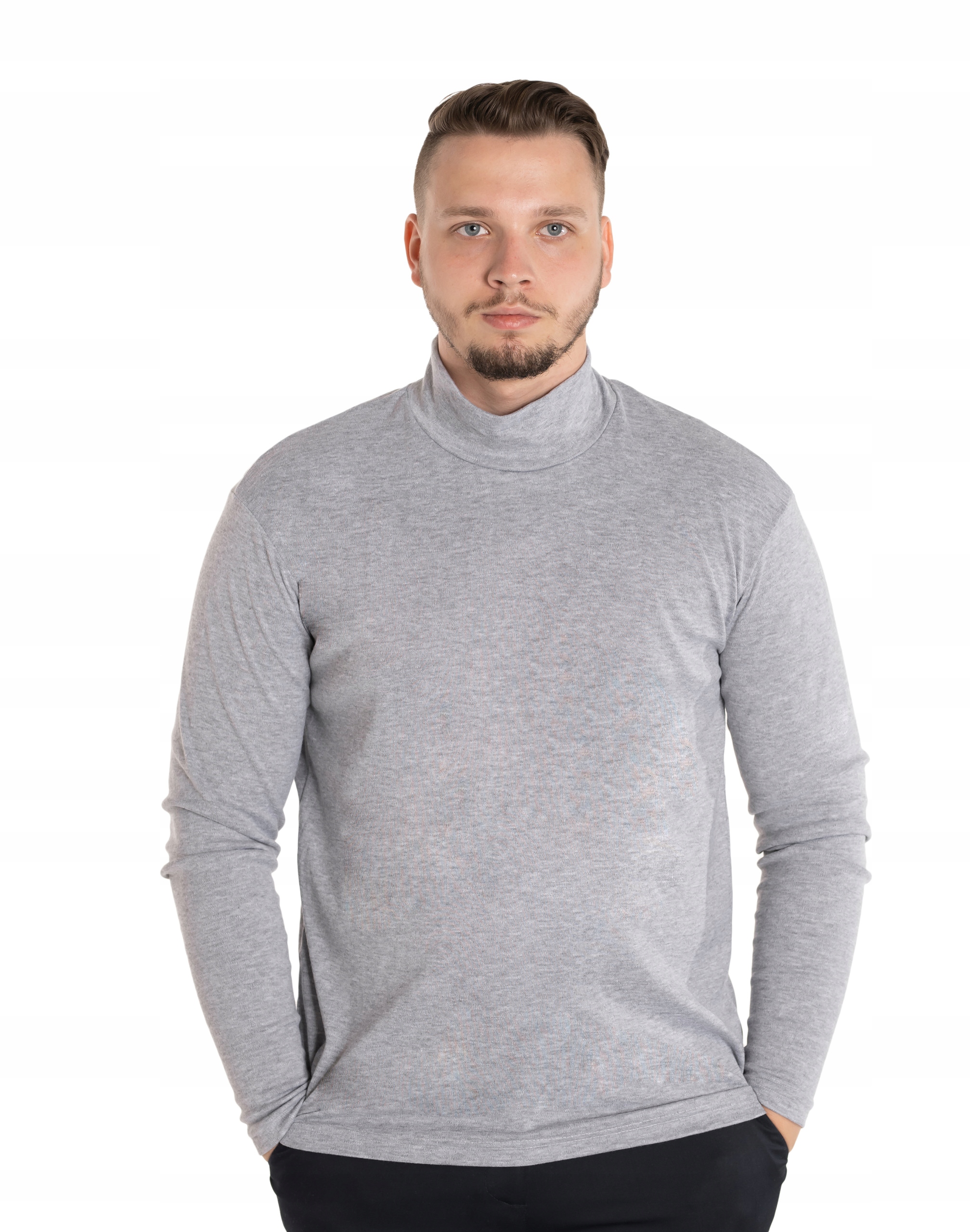

Golf Sweter Męski 100% Bawełniany Półgolf 5347-5 L