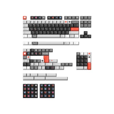 Niskoprofilowe Nasadki NuPhy Beat Boy Berry Pbt Keycaps do Klawiatury