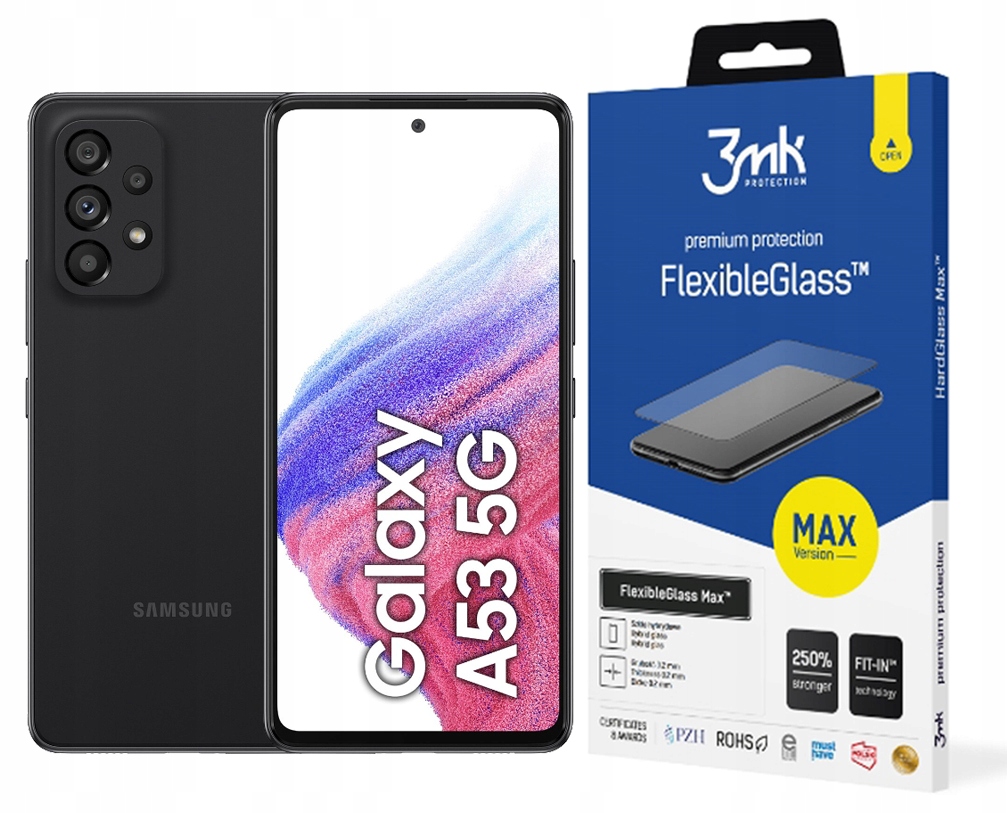 3MK Flexibilní sklo Max pro Samsung Galaxy A53 5G