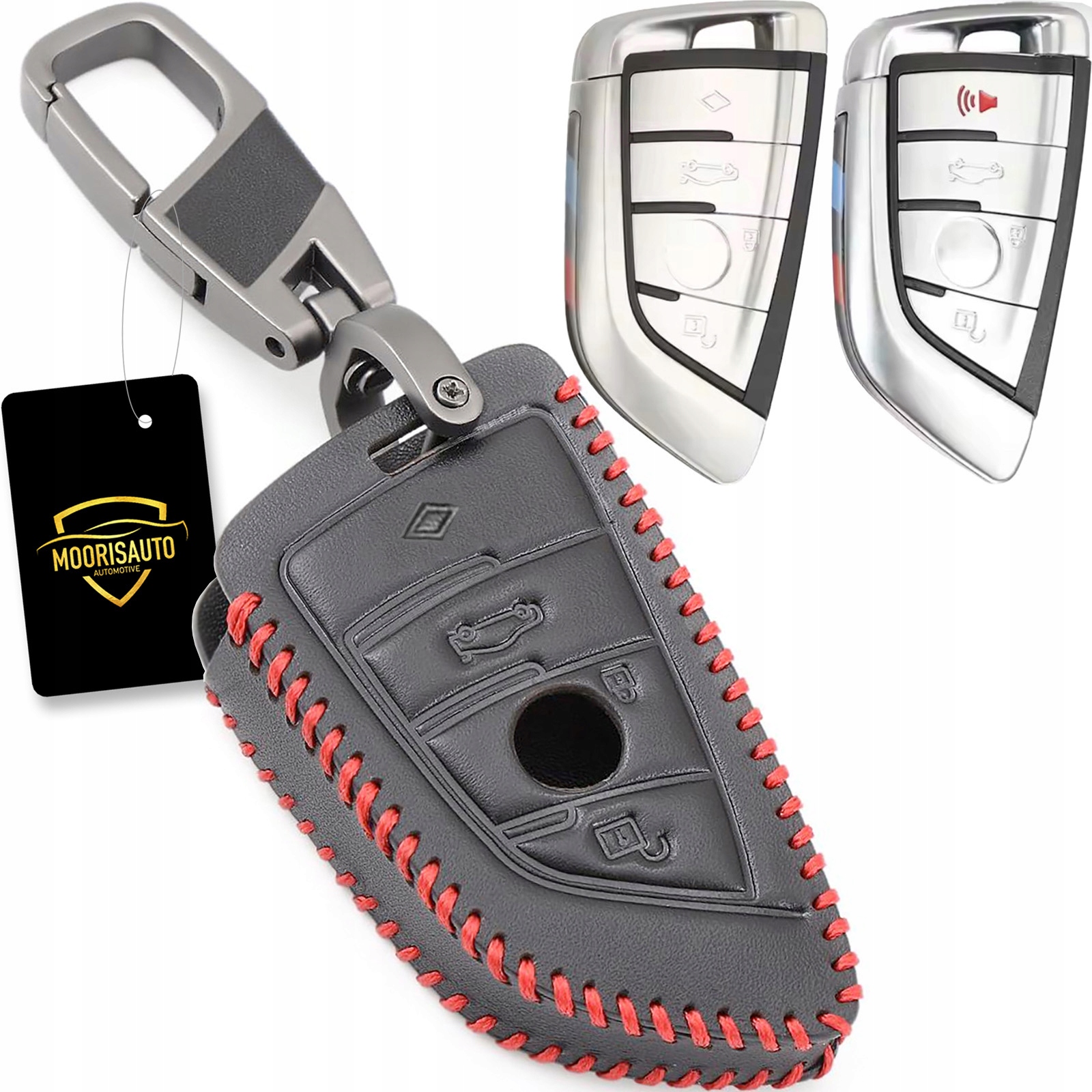 Skórzane etui pokrowiec na kluczyk Bmw 1 2 5 7 X1 F48 X5 F15 F16 540 525i