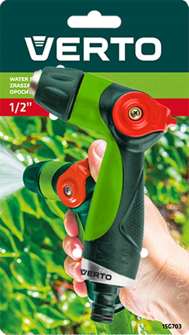 PISTOLET ZRASZACZ OGRODOWY REGULOWANY 15G703 Kod producenta 15g703