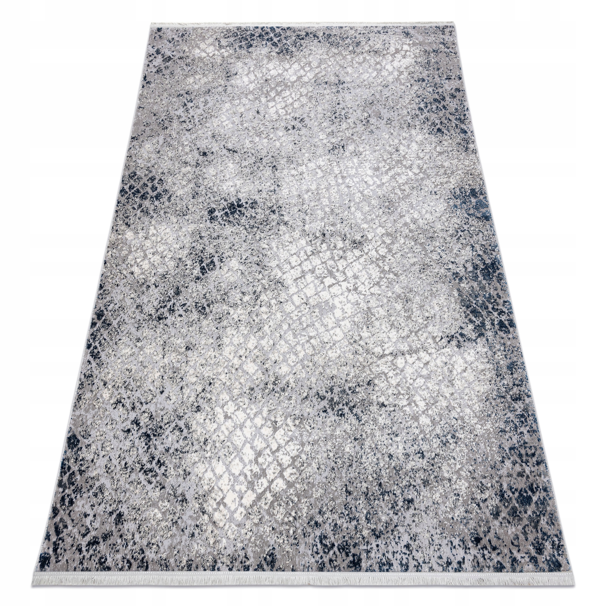 

Dywan Strukturalny 180x270 cm granat frędzle #D644