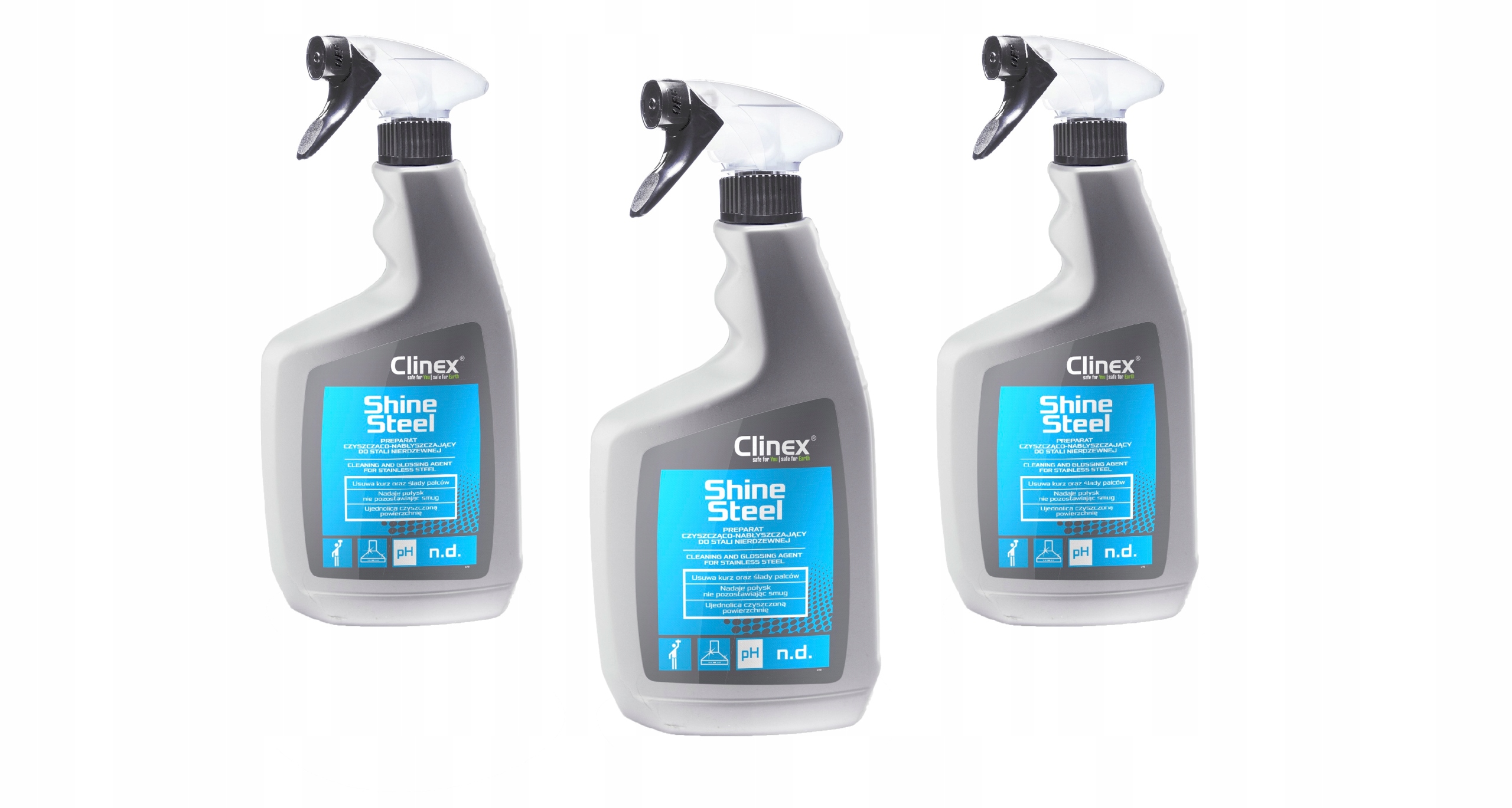 

Clinex Shine Steel 650ML Płyn Do Stali Nierdzewnej