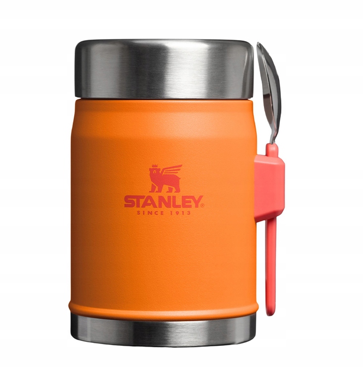 Stanley Termos Obiadowy ze Sztućcem Classic 0,4L Goldenrod Coral