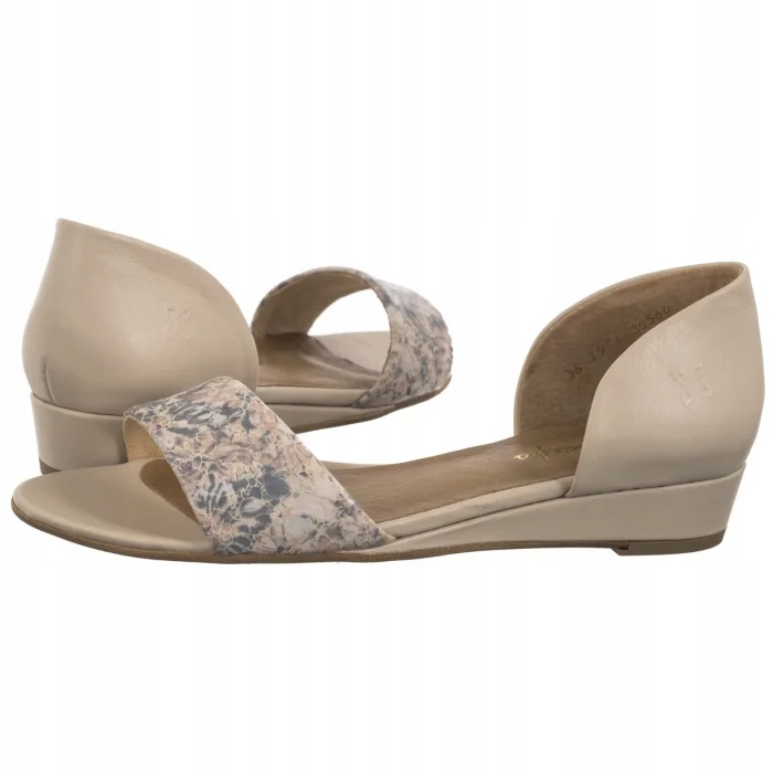Dámské letní sandály Maciejka Béžové kožené 01971-69/00-5