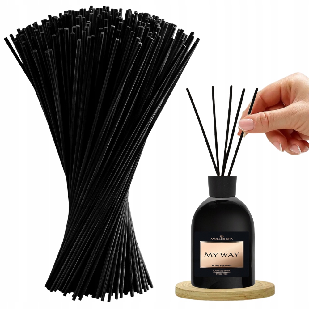 Syntetické Tyčinky Do Aroma Difuzérů Černé 25 cm x 3 mm 1000 ks 1,3 g