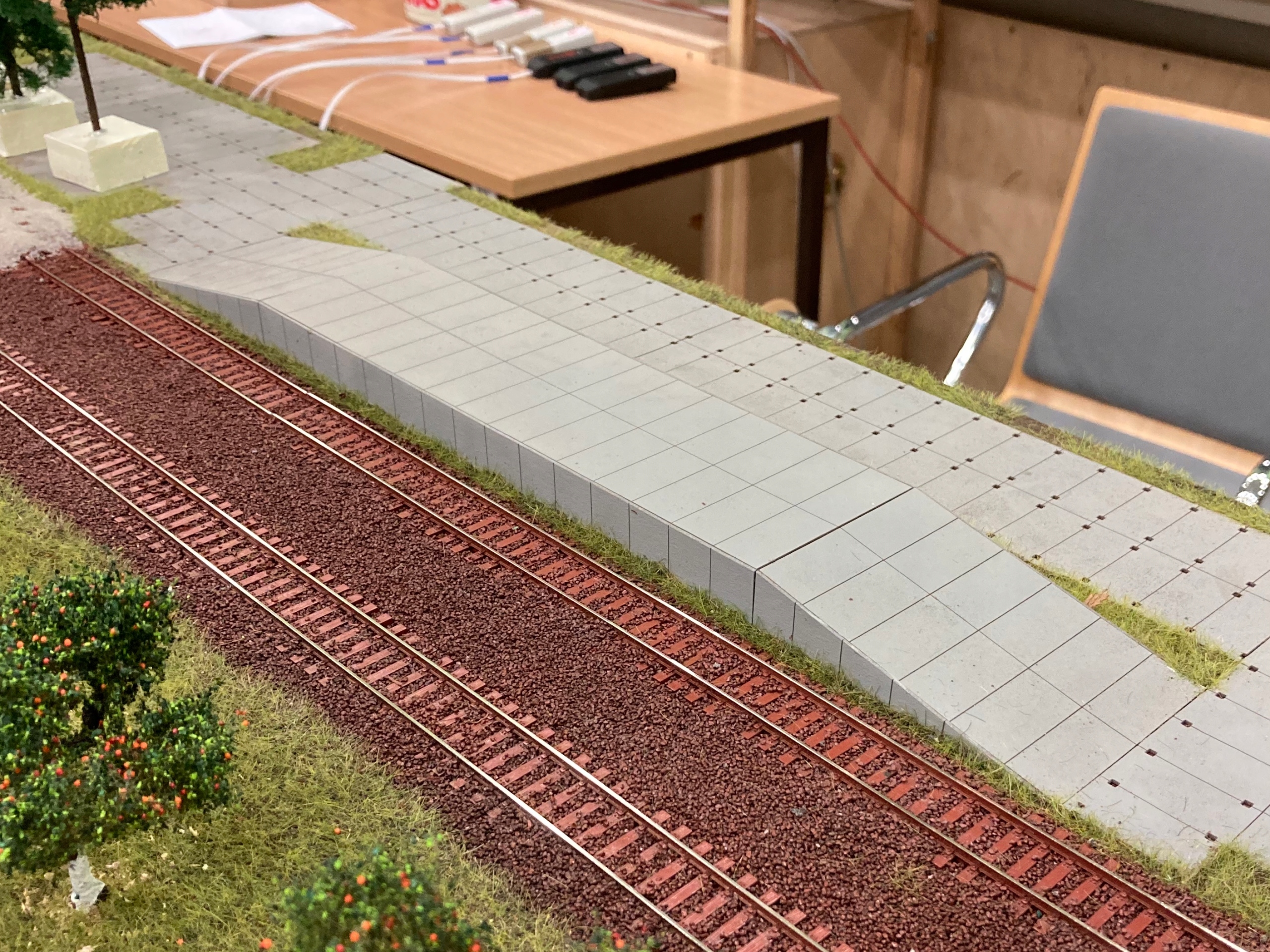 

Rampa kolejowa wyładowcza załadowcza H0 1:87