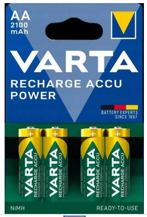 

4x Akumulatorki Varta Aa 2100 mAh R6 4 szt