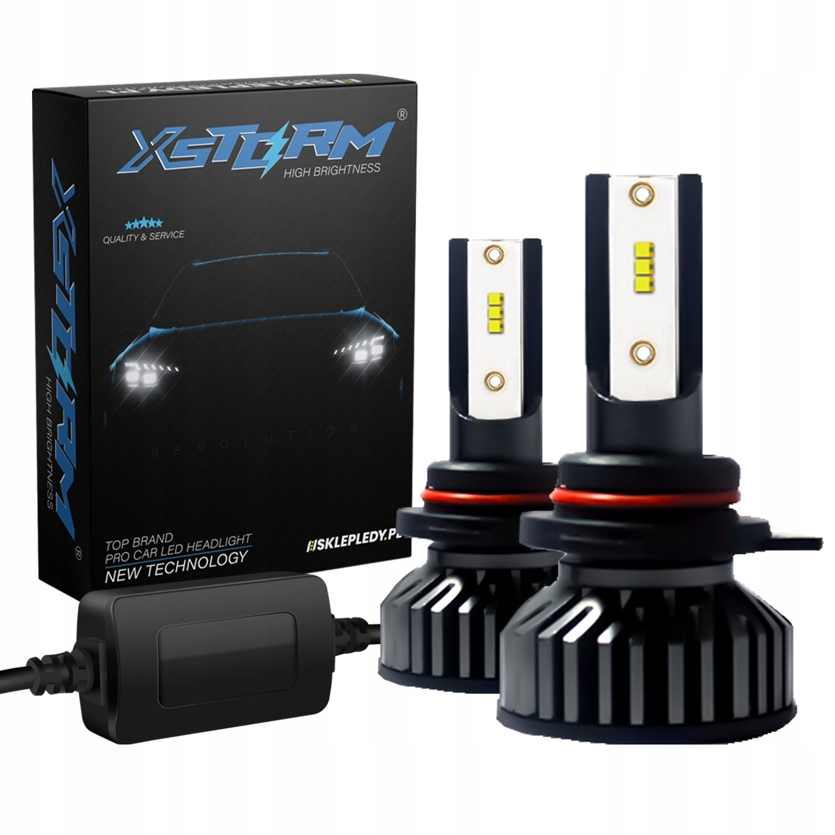 Żarówki Led HIR2 9012 Xstorm F2 Mini CPS1860 20000LM Can 100W Mocne kpl.