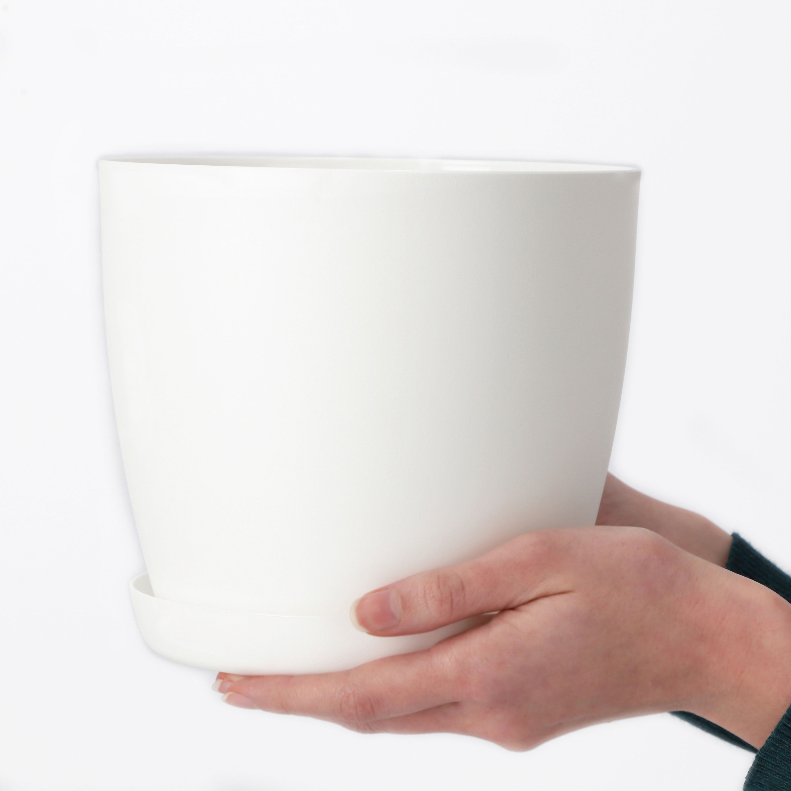 

Doniczka Osłonka Z Podstawką Donica 14cm