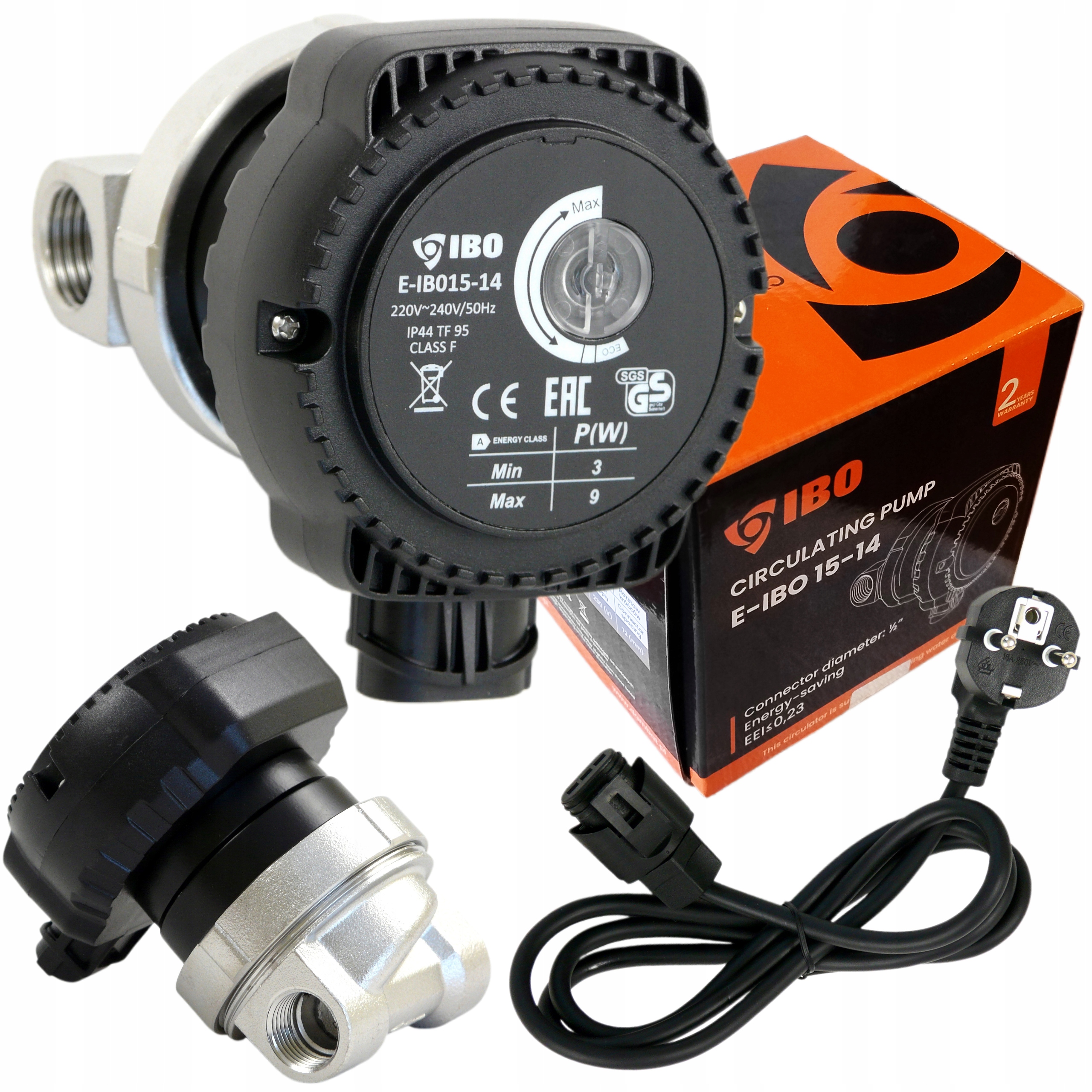 E-ibo 15-14 c.w.u. Cirkulačná Pumpa Ibo Obehová Elektronická Úsporná
