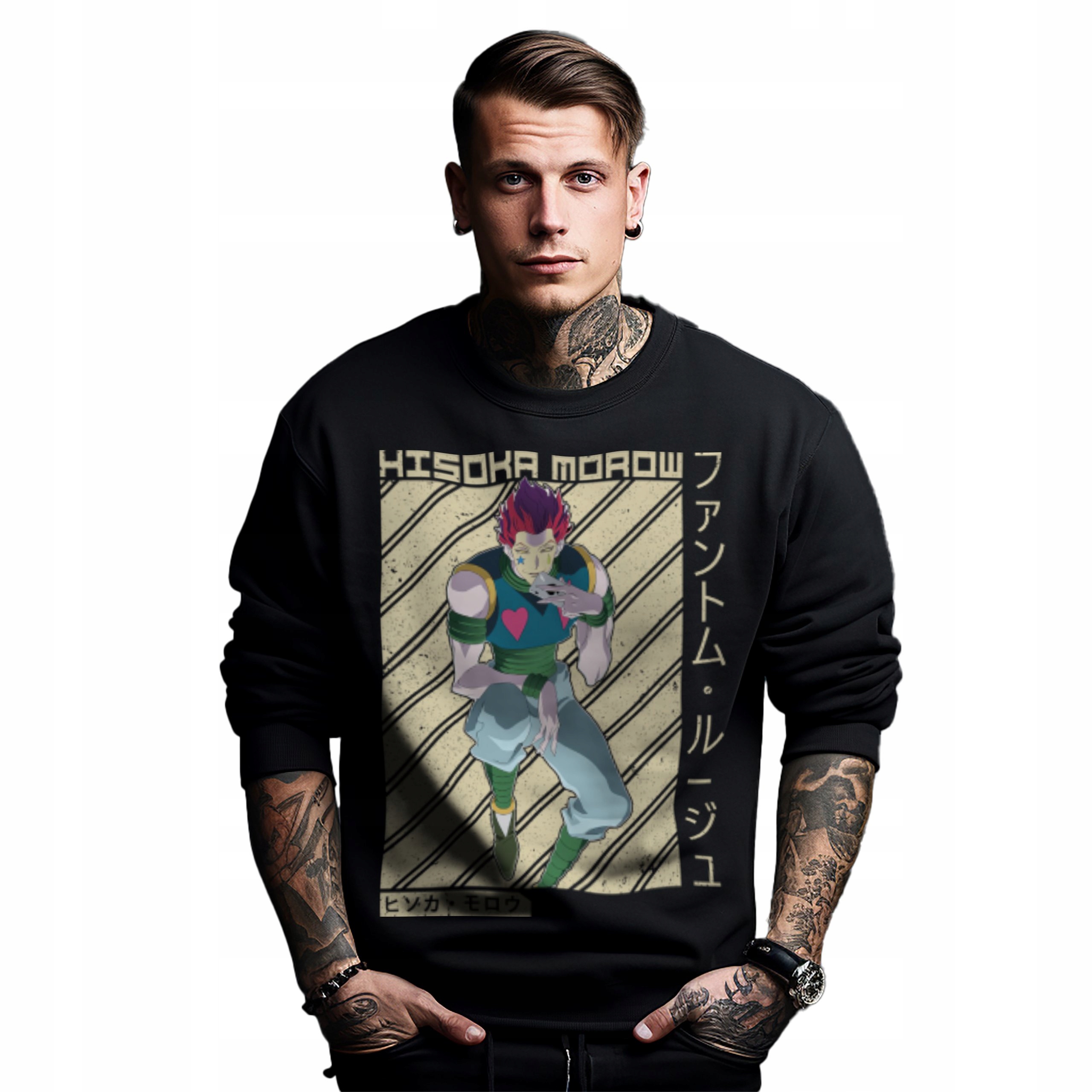 Mikina s potiskem Anime Hisoka Morow